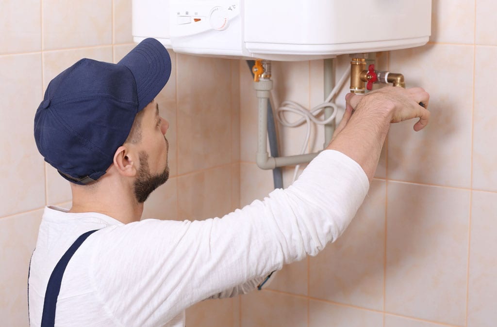 Installation of water heater